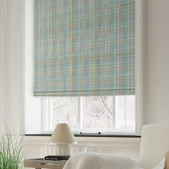 Casey Made to Measure Roman Blind Duckegg