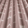 ANTE DECOR Castles And Unicorns Printed Cotton Made To Measure Roman Blind Pink