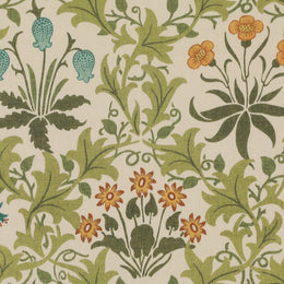 William Morris Celandine Fabric Yellow Blue
