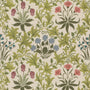 William Morris Celandine Made To Measure Roman Blind Blush Blue Sample Image