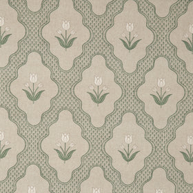 Escape to the Chateau The Lace Flower Fabric Blanc