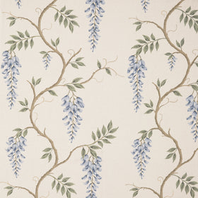 Escape to the Chateau The Wisteria of the Orangerie Fabric Bleue