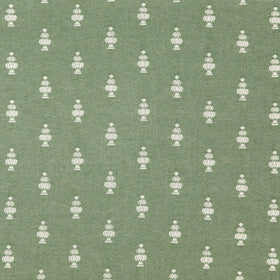 Escape to the Chateau Le Jacquard du Chateau Fabric Verte