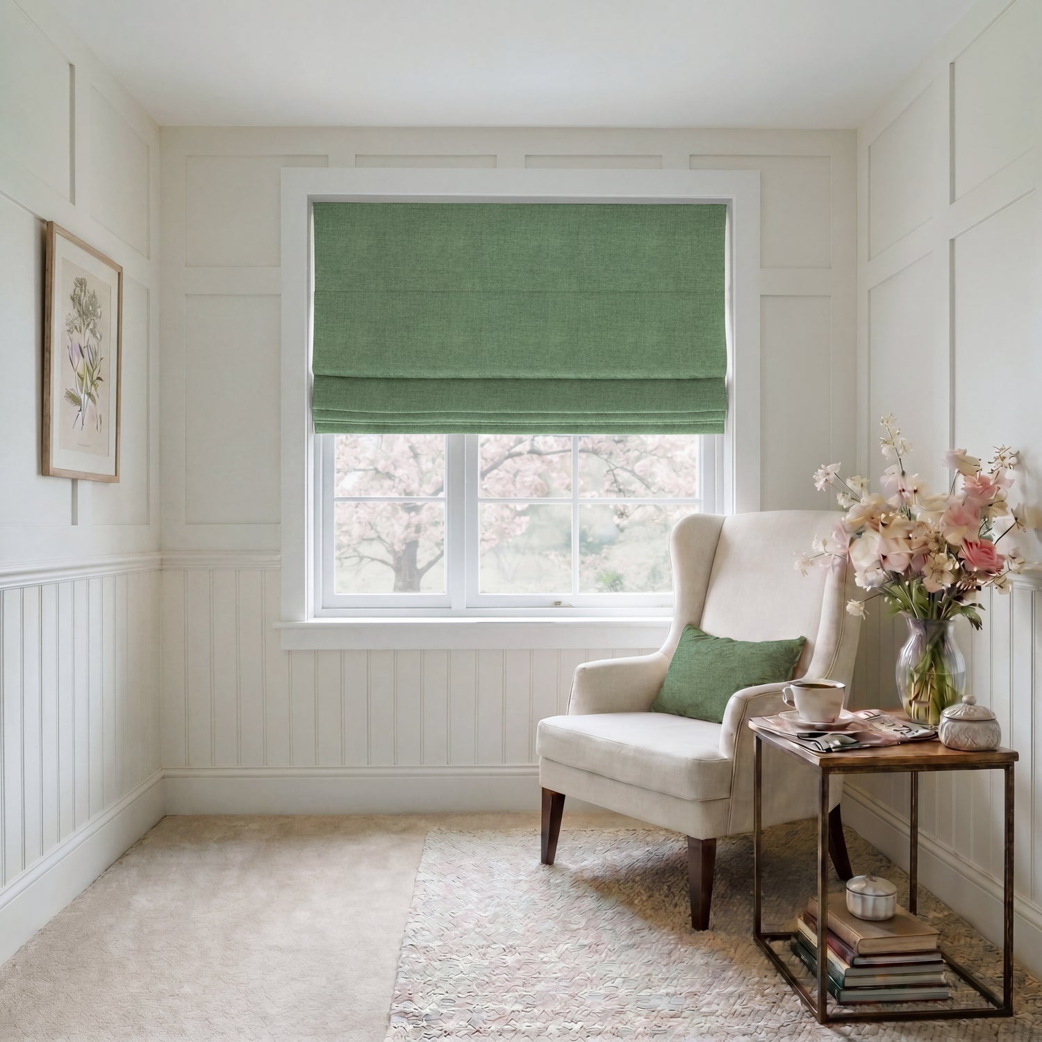 ANTE DECOR Chelsea Chenille Fabric Forest