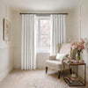 ANTE DECOR Chelsea Chenille Fabric White