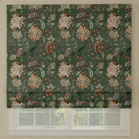 Linda Barker Home Chennai Blackout Made To Measure Roman Blind Emerald