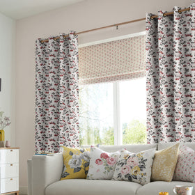 Cath Kidston Cherry Sprig Made to Measure Curtain Red