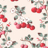 Cath Kidston Cherry Sprig Made to Measure Blackout Roller Blind Red