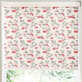 Cath Kidston Cherry Sprig Made to Measure Blackout Roller Blind Red