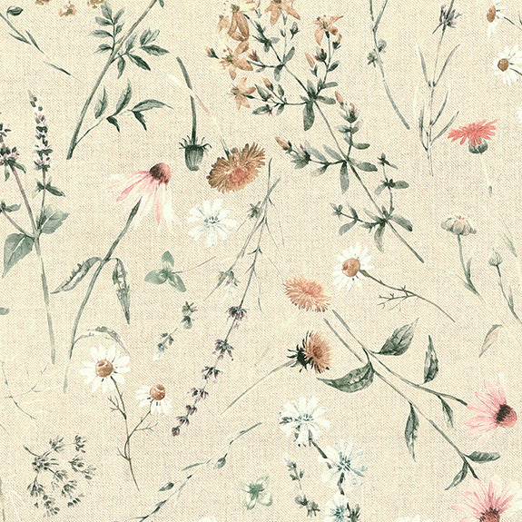 ANTE DECOR Chloe Digital Print Fabric Cream