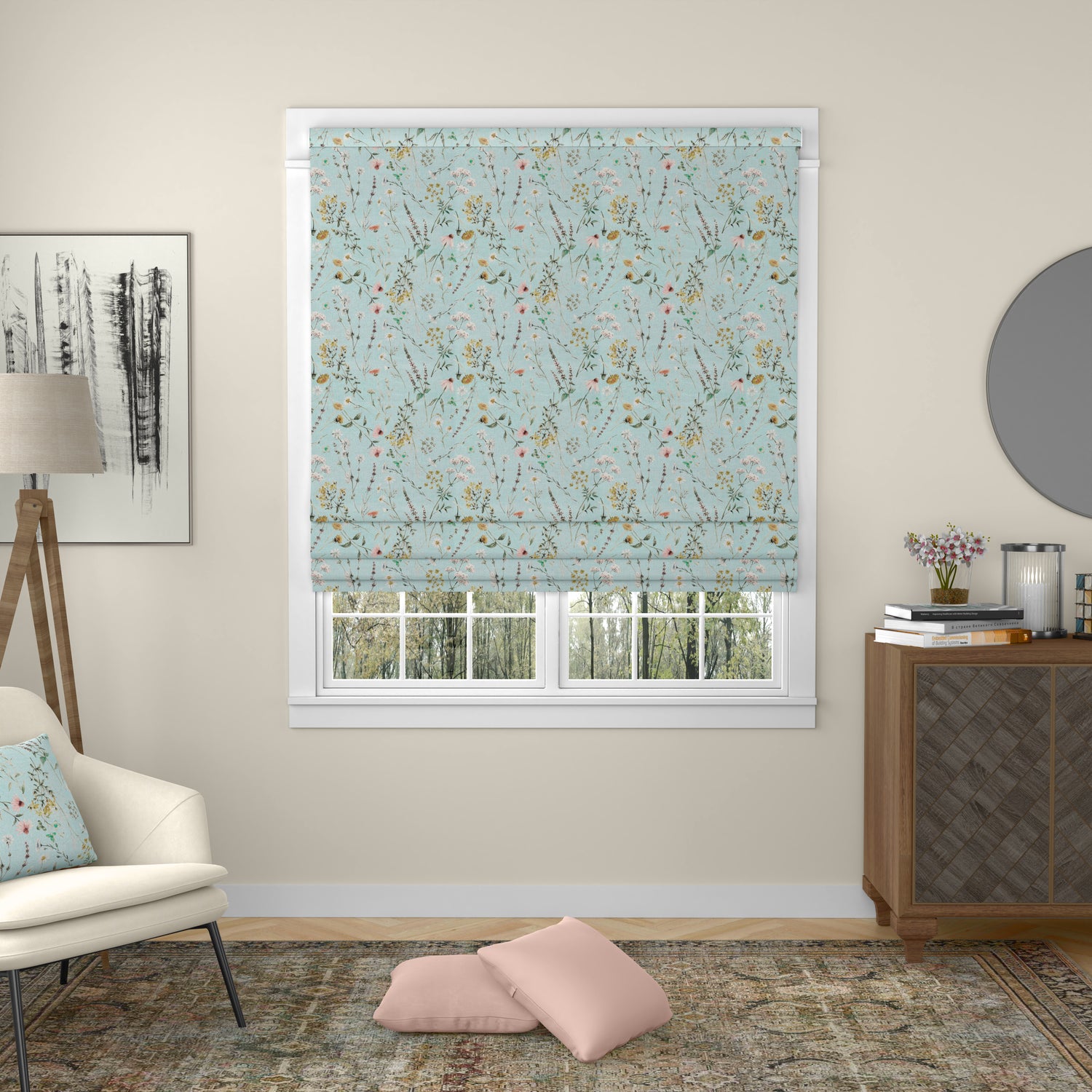 ANTE DECOR Chloe Made To Measure Curtains Sky