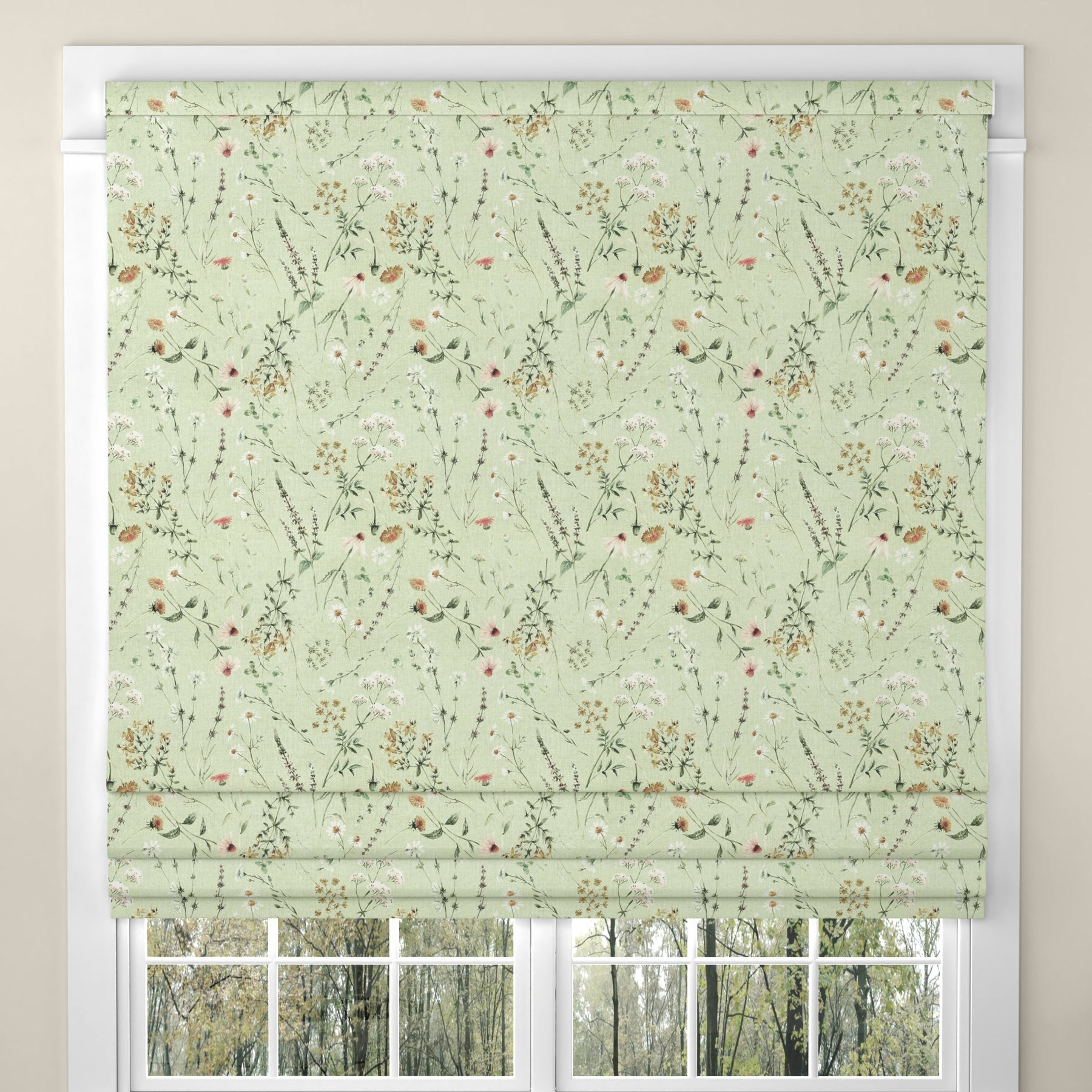 ANTE DECOR Chloe Made To Measure Roman Blind Green