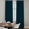 Clarence Velvet Made to Measure Curtain Petrol