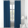 Clarence Velvet Made to Measure Curtain Sky