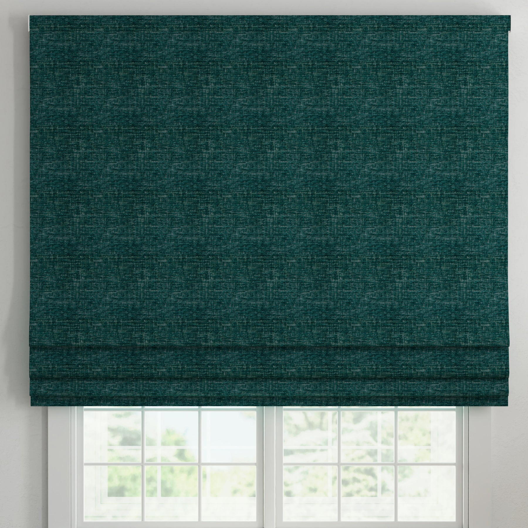 ANTE DECOR Olympus Made To Measure Roman Blind Teal Gold