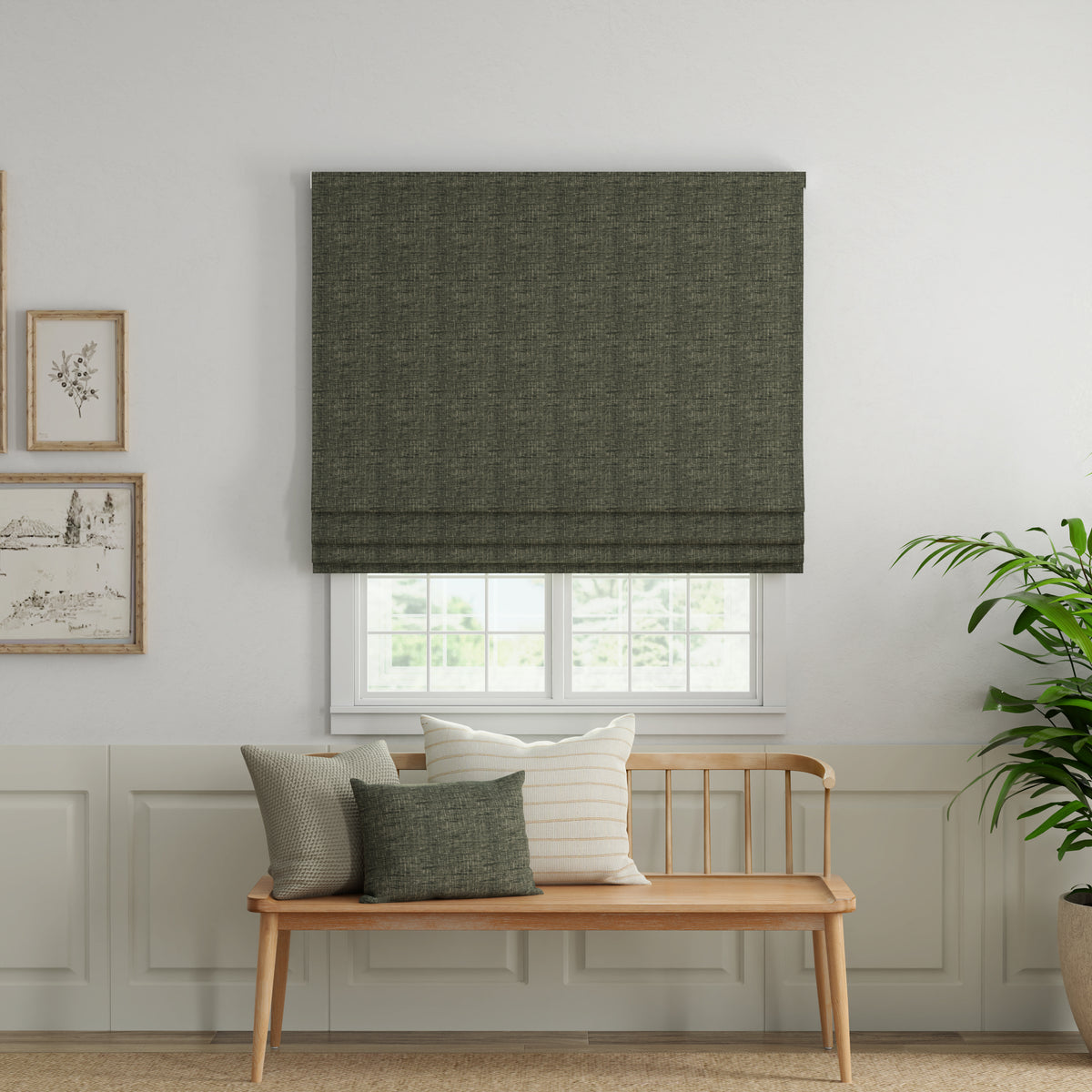 ANTE DECOR Olympus Made To Measure Roman Blind Shadow Silver
