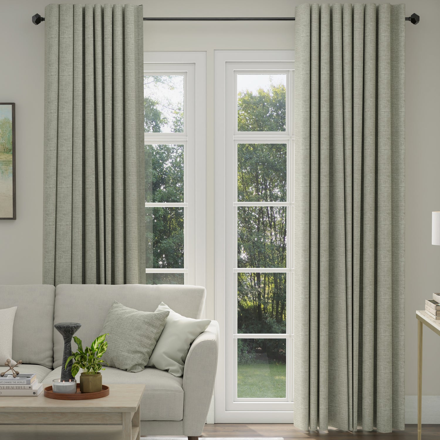 ANTE DECOR Olympus Made To Measure Roman Blind Mink Silver