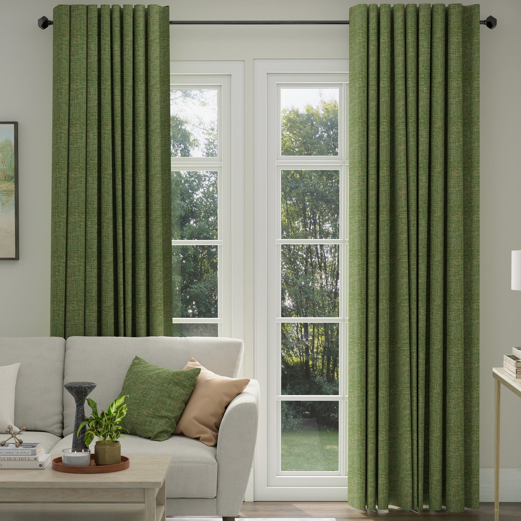 ANTE DECOR Olympus Made To Measure Roman Blind Emerald Gold