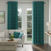 ANTE DECOR Olympus Made To Measure Curtains Teal Gold