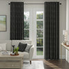 ANTE DECOR Olympus Made To Measure Curtains Onyx Silver