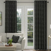 ANTE DECOR Olympus Made To Measure Curtains Onyx Silver