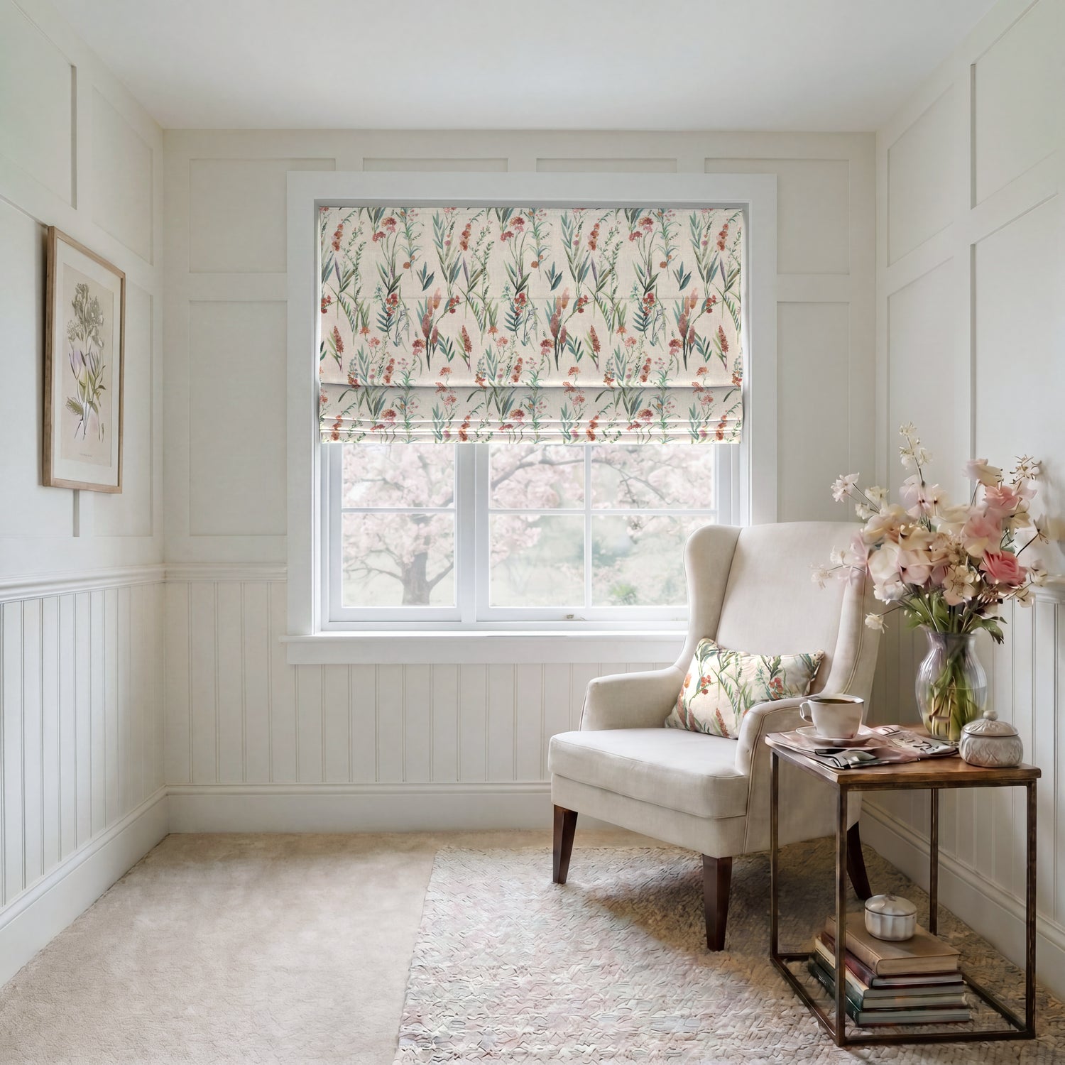 ANTE DECOR Combe Made To Measure Roman Blind Autumn Linen