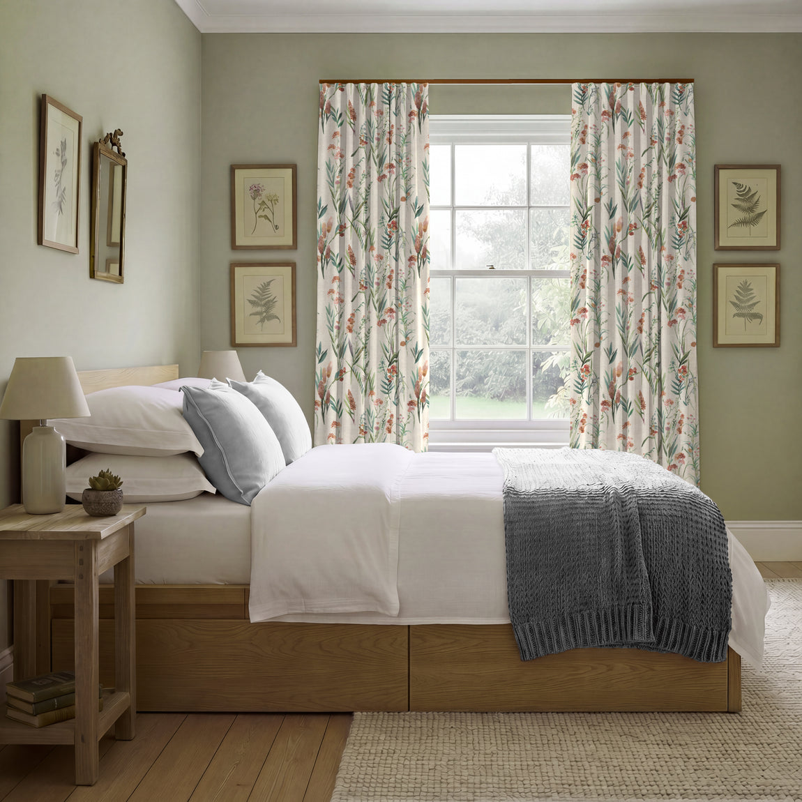 ANTE DECOR Combe Made To Measure Curtains Autumn Linen