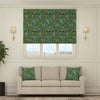 HOUSE Llewelyn-Bowen Cotswold Fantasia Printed Made To Measure Roman Blind Forest Green