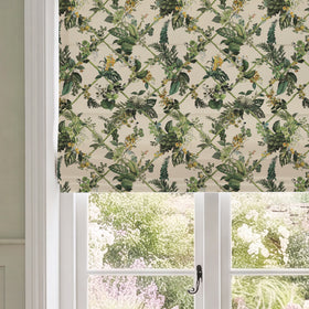 HOUSE Llewelyn-Bowen Cotswold Fantasia Printed Made To Measure Roman Blind Green