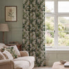 HOUSE Llewelyn-Bowen Cotswold Fantasia Printed Made To Measure Curtains Green