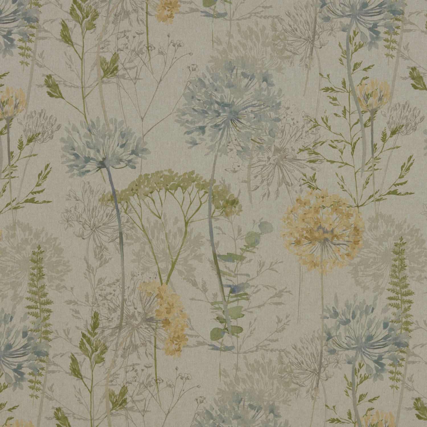 iLiv Country Journal Digitally Printed Fabric Duck Egg