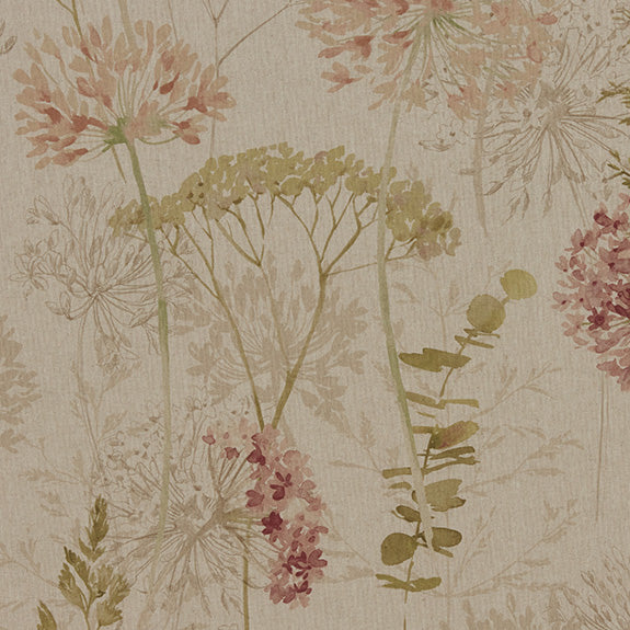 iLiv Country Journal Digitally Printed Fabric Rosa
