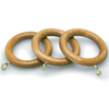 28mm County Wood Curtain Pole Light Ash