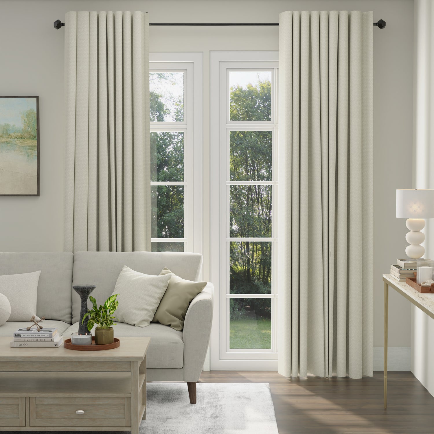 ANTE DECOR Hera Made To Measure Curtains Ivory