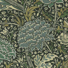 William Morris Cray Fabric Navy Blue