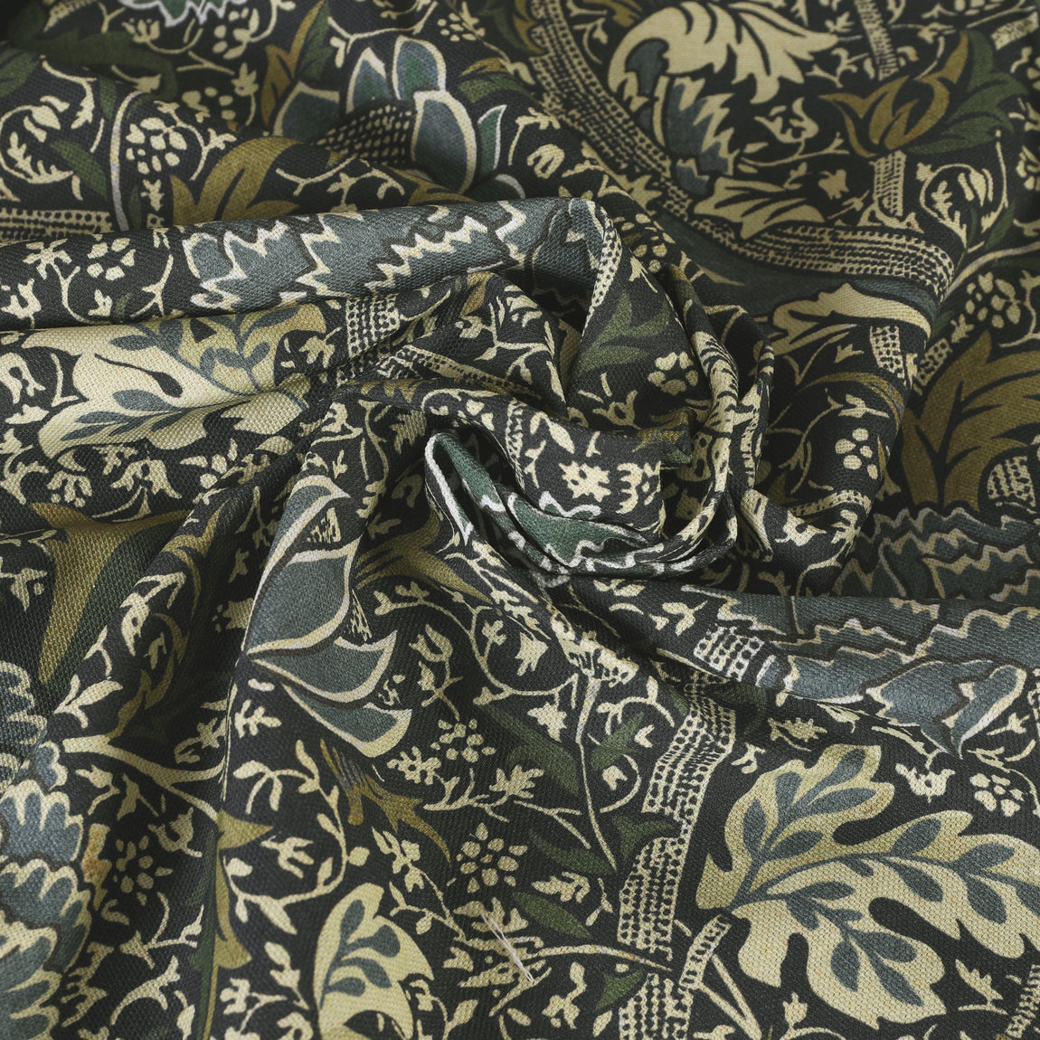 William Morris Cray Made To Measure Roman Blind Navy Blue