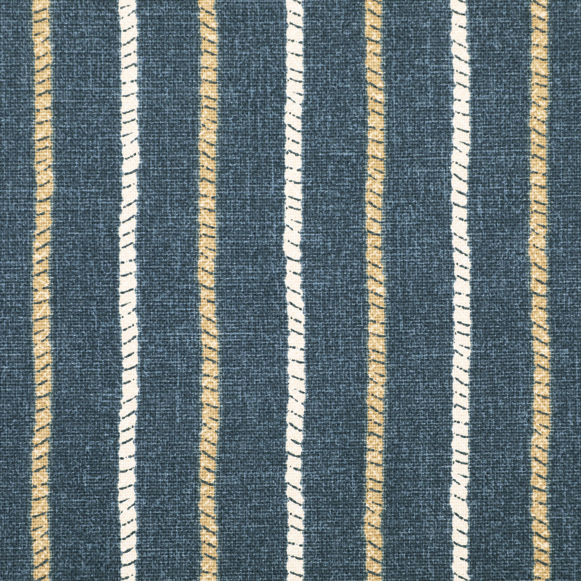 Cromer Stripe Fabric Indigo