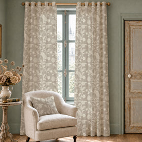 Escape To The Chateau L'Oiseau Du Chateau Made To Measure Curtains Naturelle