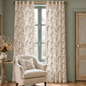 Escape To The Chateau The Wisteria Of The Orangerie Made To Measure Curtains Rose