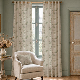 Escape To The Chateau The Wisteria Of The Orangerie Made To Measure Curtains Blanc