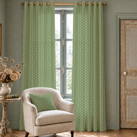 Escape To The Chateau Le Jacquard Du Chateau Made To Measure Curtains Verte