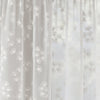 Delila Slot Top Ready Made Single Voile Curtain White