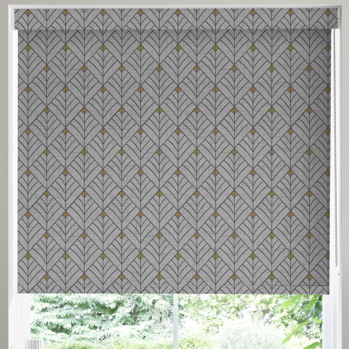 Solitaire Made to Measure Blackout Roller Blind Grey