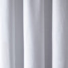 Fusion Dijon Blackout Ready Made Pencil Pleat Curtains White