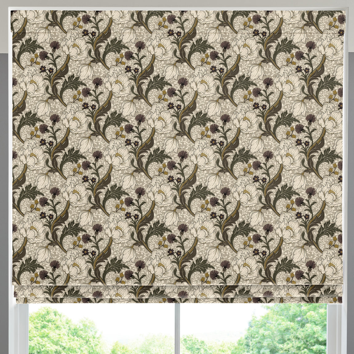 Dovecote Made to Measure Roman Blind Plum