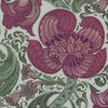 HOUSE Llewelyn-Bowen Down The Dilly Printed Velvet Made To Measure Curtains Damson