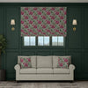 HOUSE Llewelyn-Bowen Down The Dilly Printed Velvet Made To Measure Roman Blind Damson