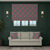 HOUSE Llewelyn-Bowen Down The Dilly Printed Velvet Made To Measure Roman Blind Sanguine