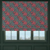 HOUSE Llewelyn-Bowen Down The Dilly Printed Velvet Made To Measure Roman Blind Sanguine