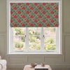 HOUSE Llewelyn-Bowen Down The Dilly Printed Velvet Made To Measure Roman Blind Crimson